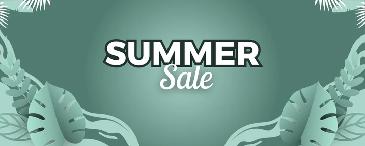 Summer sale announcement 